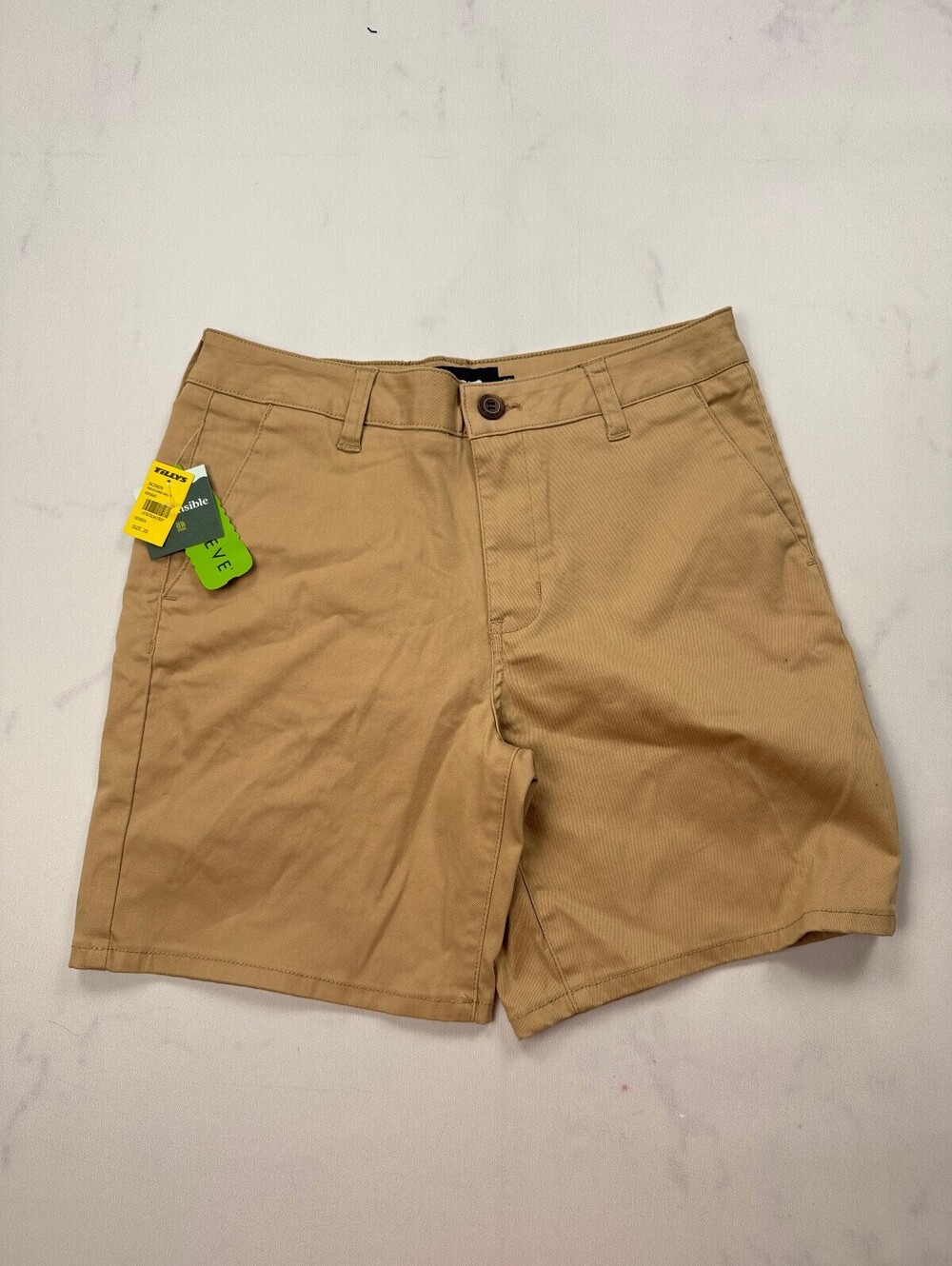 RSQ Chino Shorts Bermuda Tan Modern Straight Leg - Boys 20